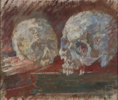 Teschio (Vanitas), 1910, olio su tela