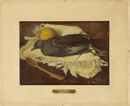 Natura morta, 1926, olio su tavola