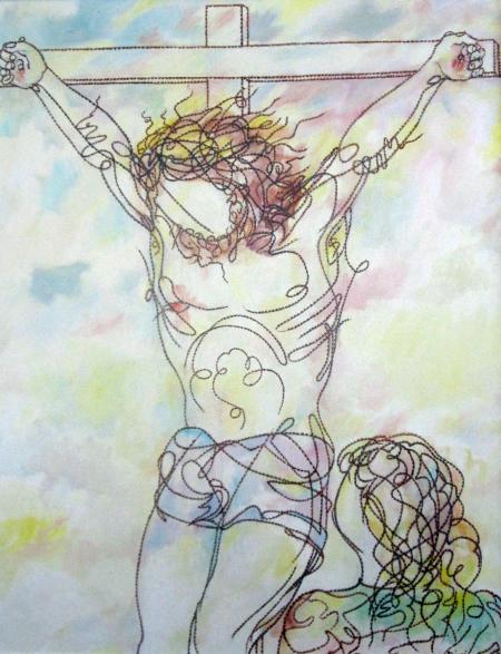 Essenza intangibile, 1987, olio su tela, 70 x 100 cm