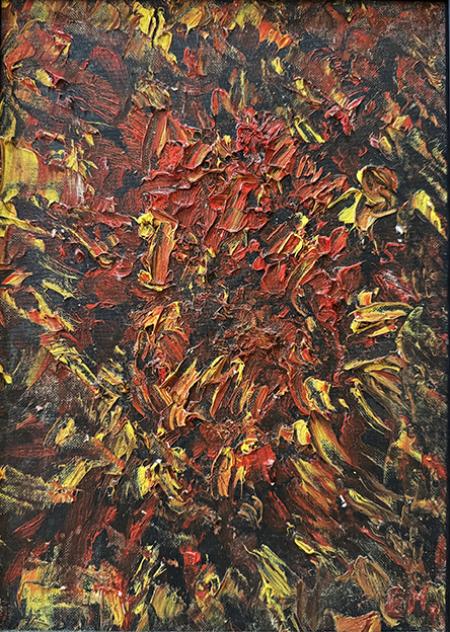Estate, 2020, olio su tela 30x40 cm