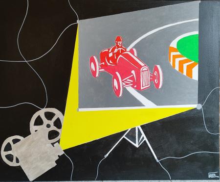 C'era una volta, 2023, acrilico su tela 80 x 100 cm