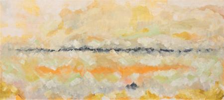 Escapeland, 2023, acrilico su tela, 190 x 90 cm