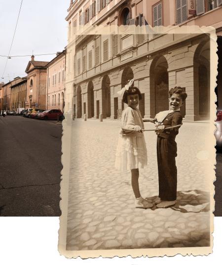 IL GIORNO DELLA CRESIMA, 2025, su lamiera scatto con inserto 50x70 cm