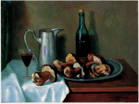 Il piatto dei funghi, cm 60 X 80, 1990
