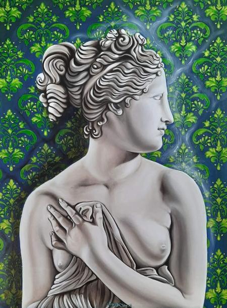Aphrodite, 2021, olio su tela 60x80 cm