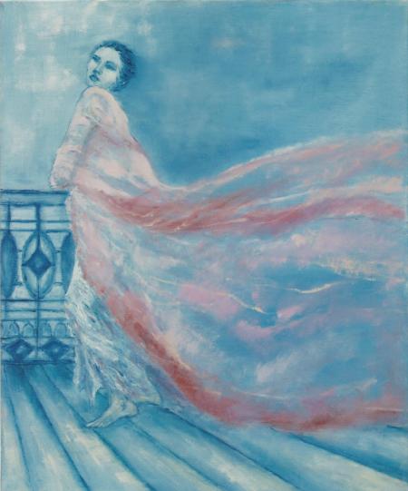 Improvviso colpo di vento, 2012, olio su tela 50 x 60 cm