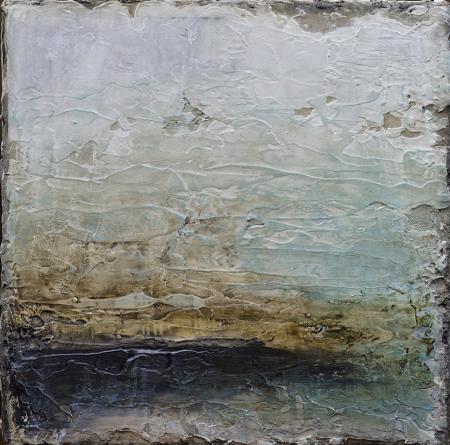 Infinity, 2024, tecnica mista su tela, 30 x 30 cm