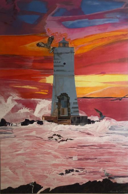 L’immensa Gloria, 2025, acrilico 100x150 cm