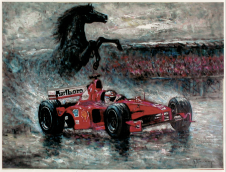 La rossa, cm 60 X 80, 2001