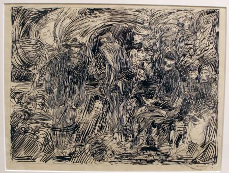 Uomini, spettri e rospi, 1907-08, china su carta