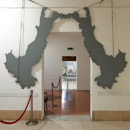 Italia Porta, 1986, 220x342 cm, Reggia di Caserta