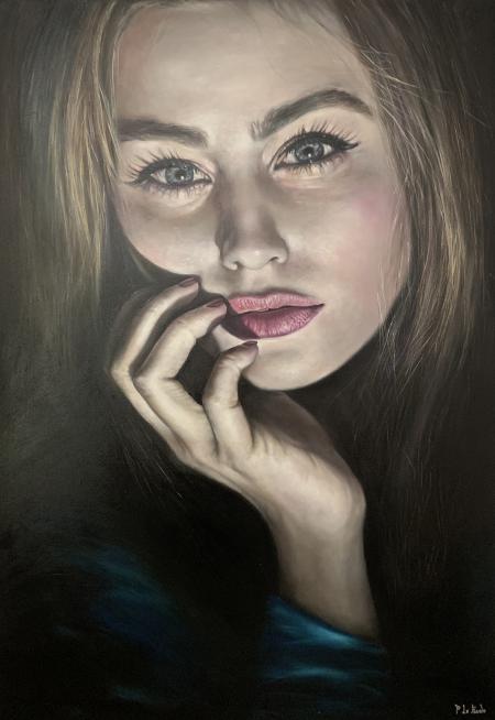 Lucy 1, olio su tela 100x150 cm