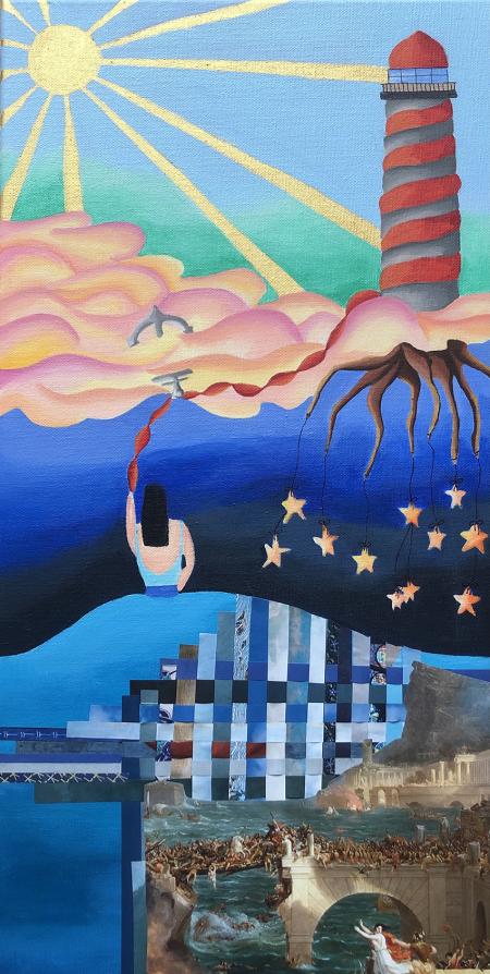 Mare dentro, 2021, 30 x 50 cm