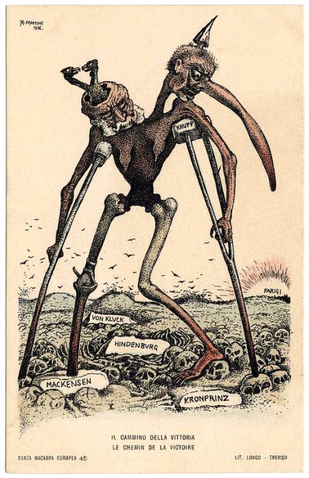 Danza macabra europea - "Il Cammino della Vittoria", 1916