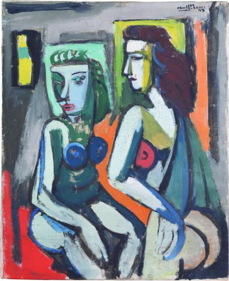 Modelle, 1947, olio su tela 40 x 50 cm