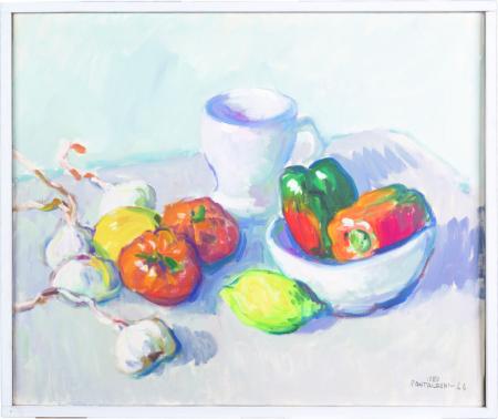 Natura morta con frutta, 1946, olio su tela 60 x 50 cm