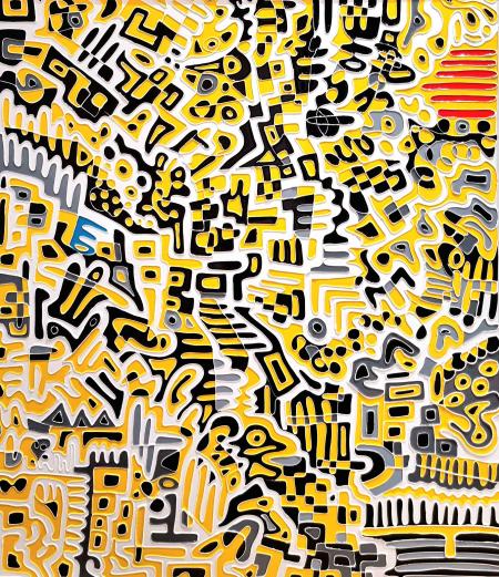 New York's Colors, 2024, tecnica mista 93 x 110 cm
