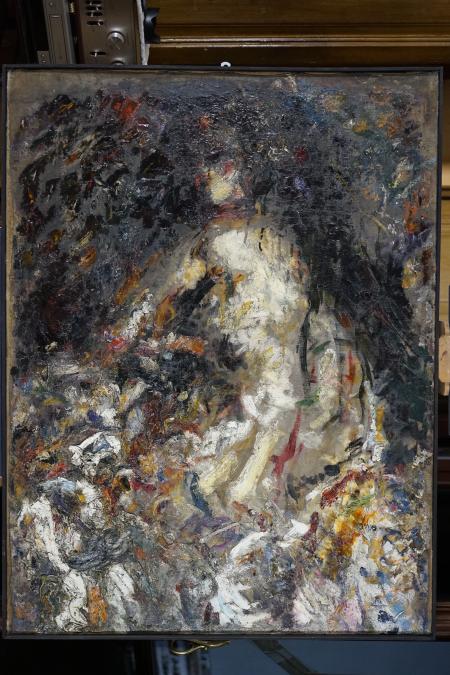 Nudo alcolico, 185, olio su tela, cm 114x86,5