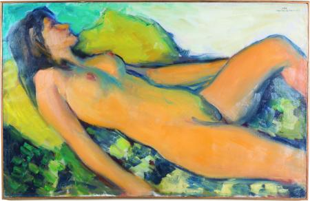 Nudo di donna, 1947, olio su tela 93 x 61 cm