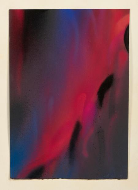 Senza titolo, 1985, tecnica mista su carta, 35.0 x 24.3 cm