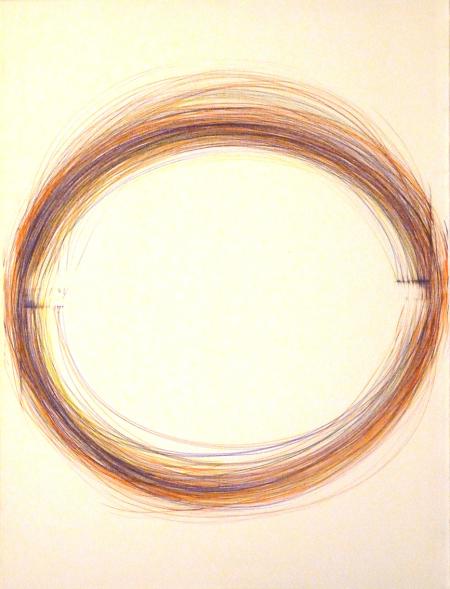 Punto Spirituale Ipercentrico - 1, 2016, tecnica mista, 60 x 80 cm