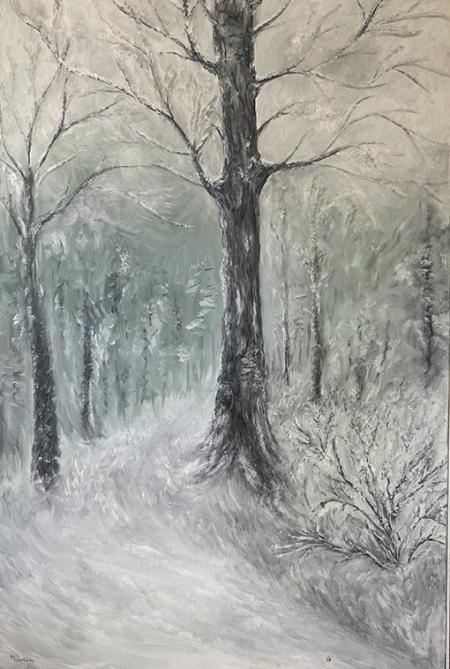 Risveglio, 2018, olio su tela 70x100 cm