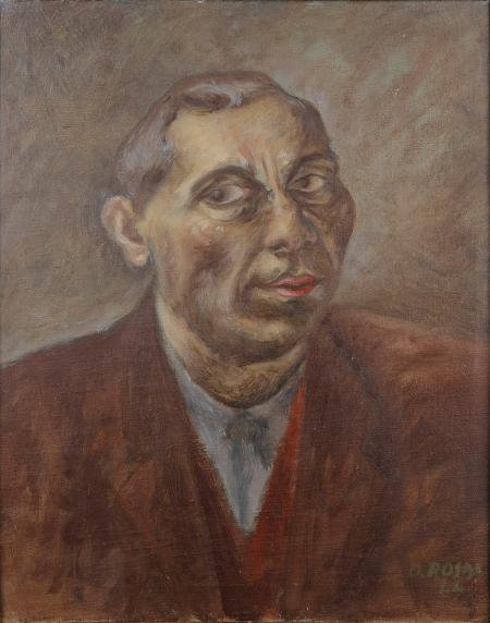 Autoritratto, 1944 Olio su tela, cm 55x45