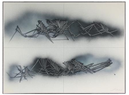 Bestiario, 1986, olio su tela, 130x97 cm