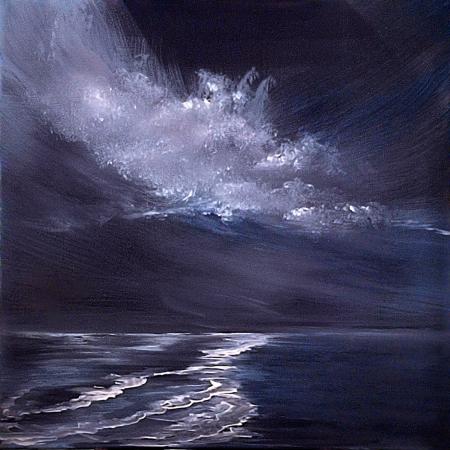 Sea Soul, 2025, acrilico su tela, 70x70 cm