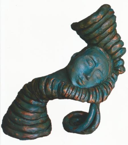 Sogni, 2011, terracotta 26 x 28 cm