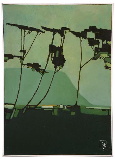 Tranquillità, 2022, olio su tela, 50 x 70 cm