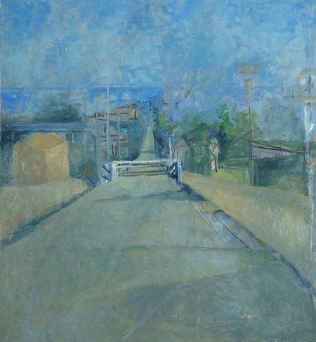 Verso Sampieri, 2009, olio su tela, 60 x 60 cm