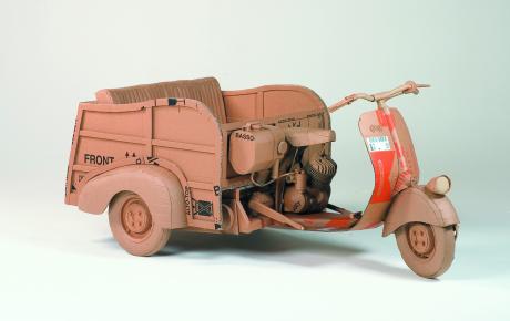 Auto taxi, opera dell'artista Chris Gilmour vincitrice 7° Premio Cairo