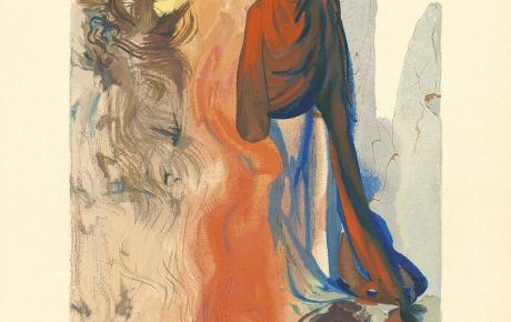 Una delle illustrazioni di Salvador Dalì per la Divina Commedia