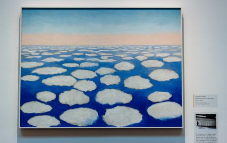 Above the clouds, opera della grande artista americana Georgia O'Keeffe