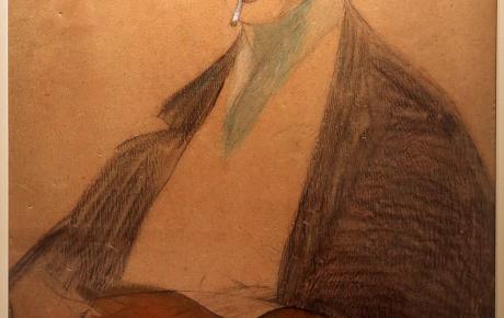 Giovane dalla sigaretta, 1910-12, opera dell'artista Lorenzo Viani