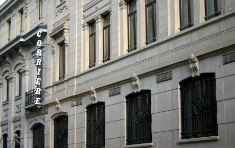 Sede storica del Corriere della Sera, in via Solferino a Milano, aperta occasionalmente per il Fuorisalone 2023