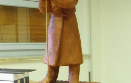 A piombo, 2004, terracotta, 50,5x24,5x22 cm