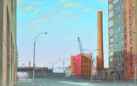 West side, 2009, olio su tela, 50x70 cm