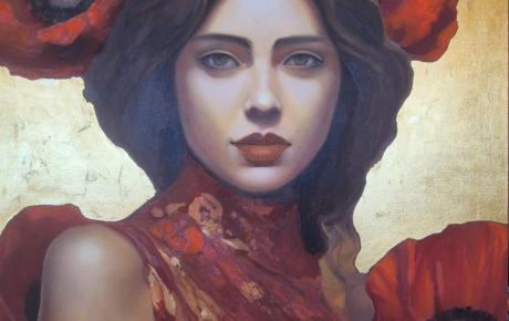 Serie degli Angeli, 2025, tecnica mista su tela 70x70 cm