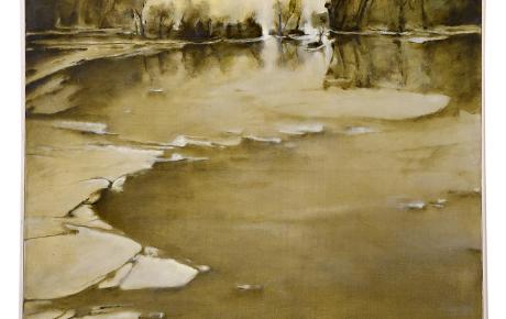 Alba, 2014, olio su tela, 70 x 100 cm