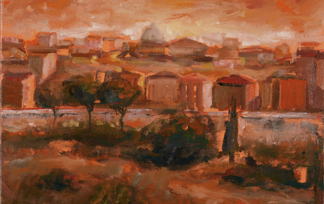 Senza titolo, olio su tela, 40x30 cm