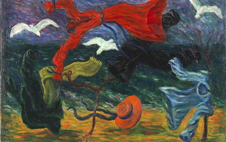 Colpo di vento, 1939, olio su tela