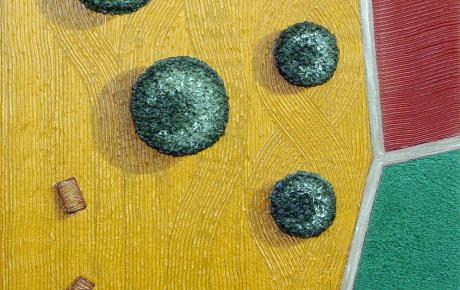 Campi arati, 2012, olio su tela 35 x 60 cm
