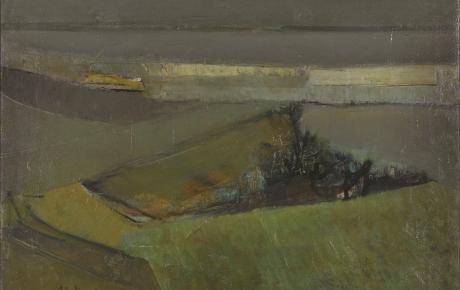 Senza titolo, 1961, olio su tela, 68,5x49,5cm