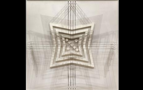 Farfalla, 2015, tecnica mista, 80x80x15cm