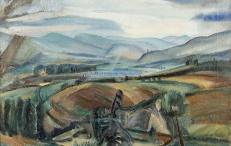Bormida Valley, 1926, olio su tela, 43x57cm