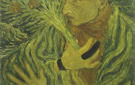 L’uomo dal dito fasciato, 1940, olio su tela