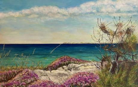 Salento, 2021, acrilico su tela 90x80 cm